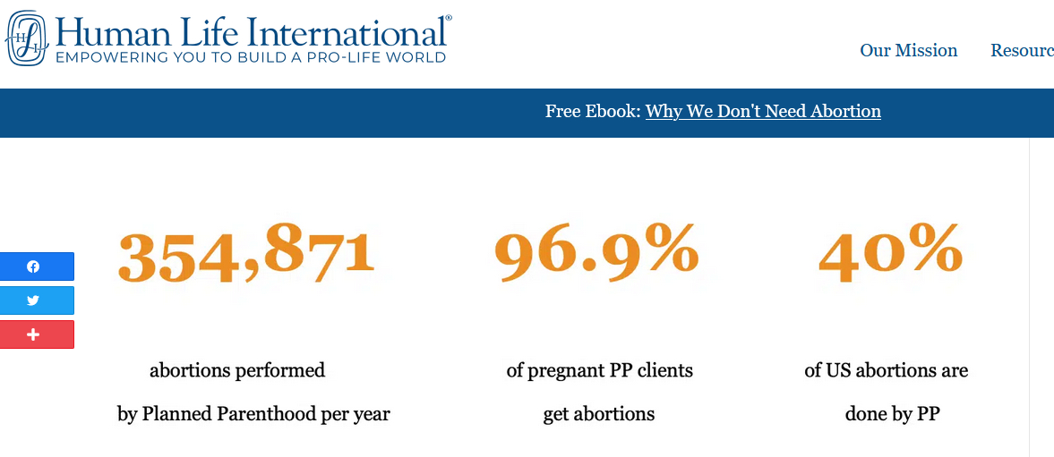 planned parenthood stats